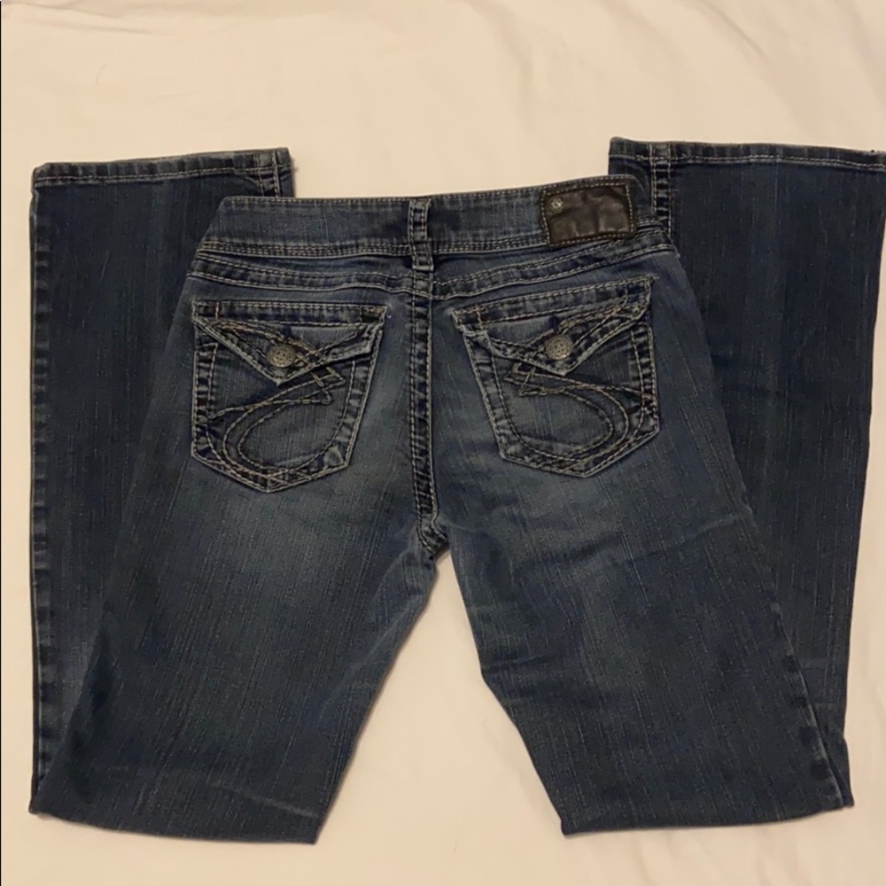 Silver Suki Surplus Jeans 27x32